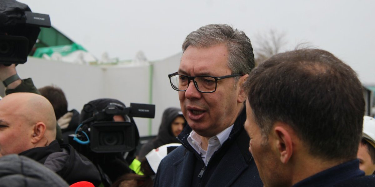 Aleksandar Vučić obilazi radove na Novom savskom mostu
