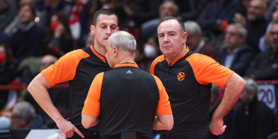 Ovo su sudije za Partizan - Makabi: Dobro poznati trio stiže u Beograd