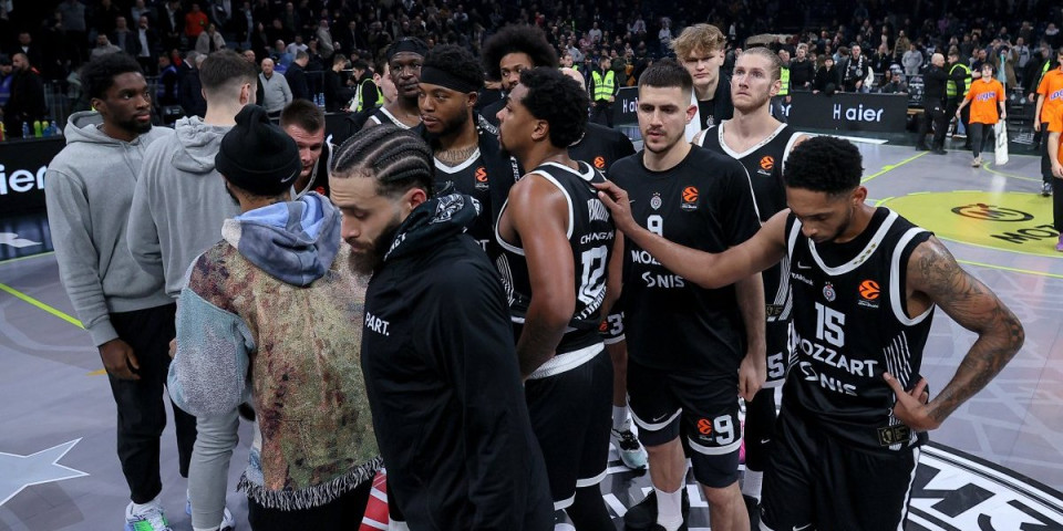 Novi negativni rekord Partizana: Ovo im se nikada nije desilo u Evroligi