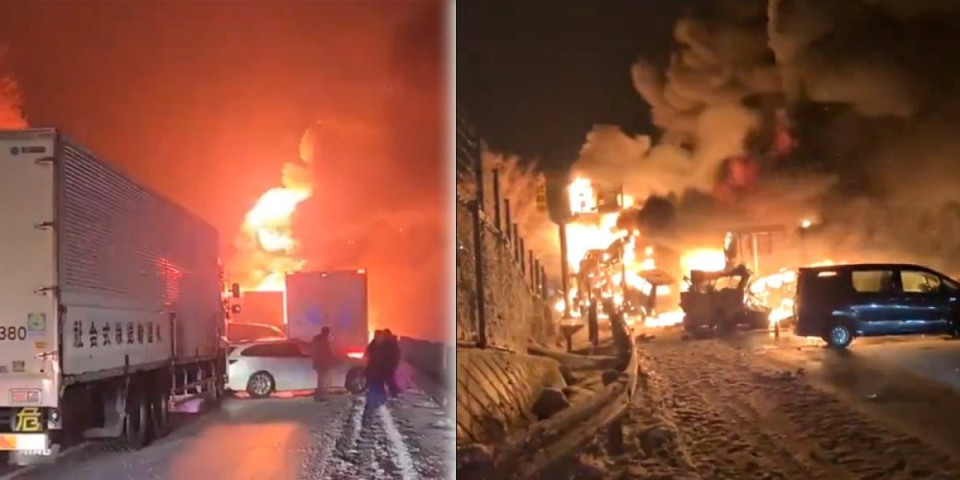 Horor na autoputu: U sudaru učestvovalo 50 automobila i kamiona - Ima mrtvih i povređenih!