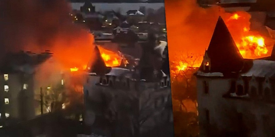 Kijev pod plamenom - Rusija žestoko udarila na ukrajinsku prestonicu (VIDEO)