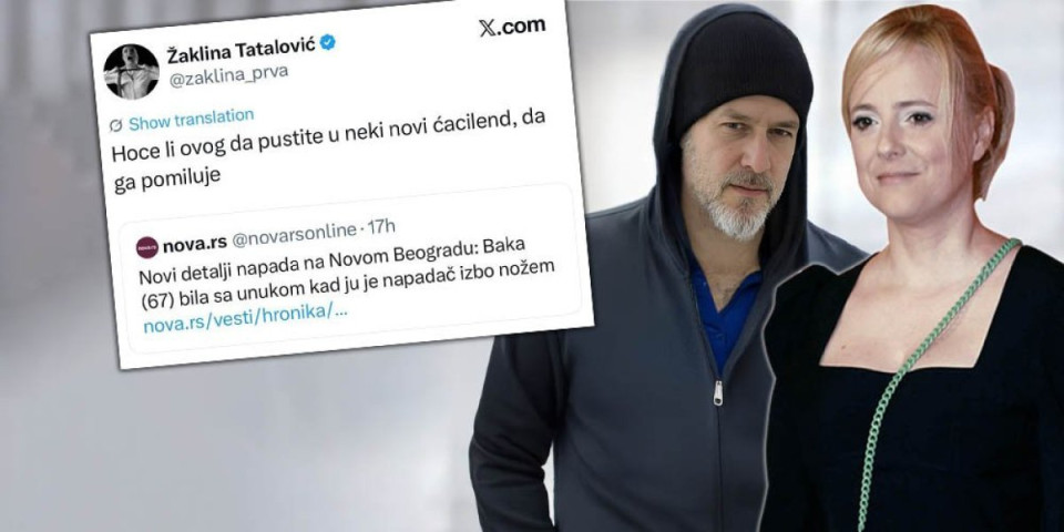 Bez trunke srama: Žaklina Tatalović iskoristila napad na Novom Beogradu u političke svrhe