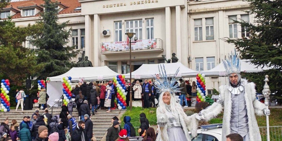 Podela novogodišnjih paketića na Voždovcu