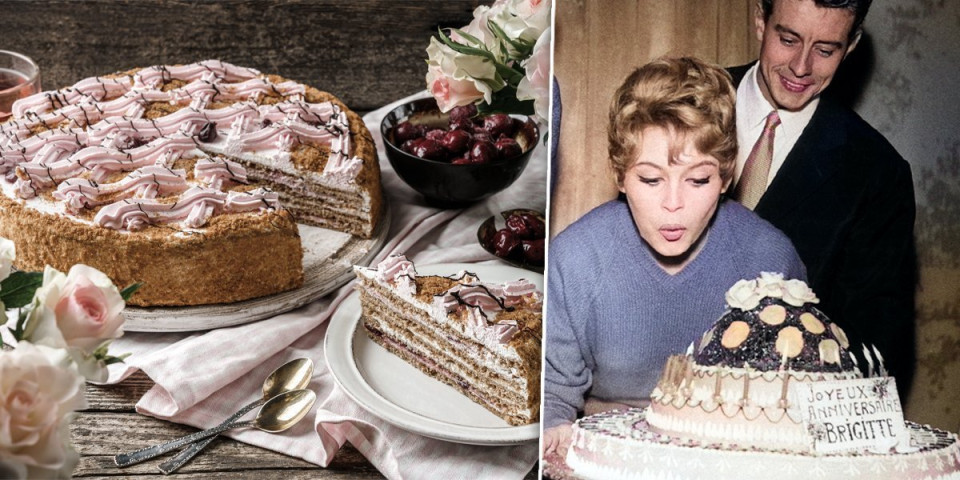 Omiljena torta Brižit Bardo: Kremasta poslastica koja oduševljava rapsodijom ukusa (VIDEO)
