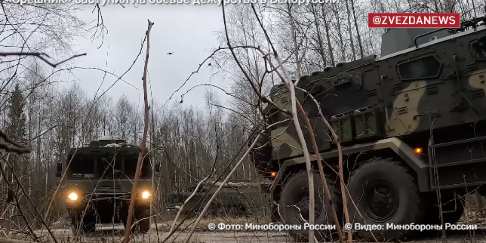 Rusi postavljaju koordinate: Sateliti otkrili šta se dešava nakon stupanja Orešnika na borbenu dužnost (VIDEO)