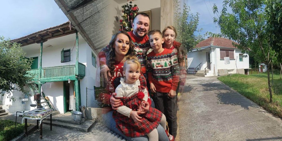 Do kuće u Krševici uz pomoć države: Porodica Stošić gradsku buku zamenila životom na selu (FOTO)