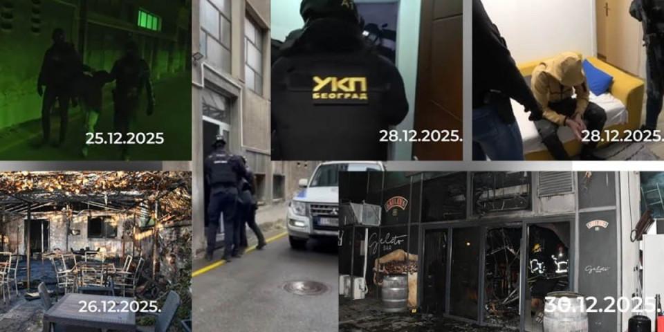 Policija uleće, baca piromane na pod: Pogledajte hapšenja trojice podmetača požara (VIDEO)