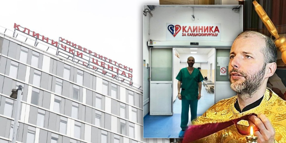 Leči i telo i dušu: Sveštenik Jovanović u KCS krstio najteže pacijente, a lekarima pružao...