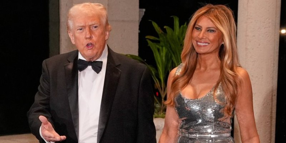 Melanija Tramp u najizazovnijem izdanju ikada: Dekolte puca - izgleda kao milion dolara (FOTO)