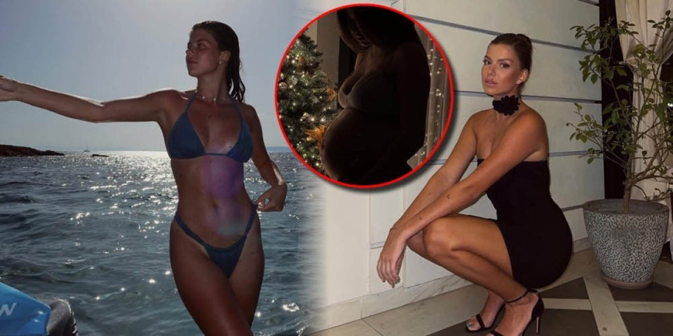 Prelepa Srpkinja čeka bebu sa košarkašem Partizana: Pokazala trudnički stomak, mreže gore (FOTO)
