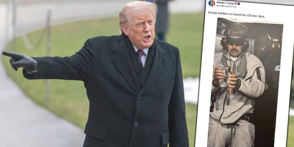 (FOTO) Prva fotografija Madura nakon hapšenja! Tramp objavio šokantne scene, evo u kakvom stanju su ga našli