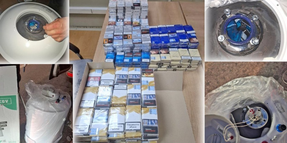 Ni originalnost mu nije pomogla: Carinici sprečili šverc cigareta na Preševu (FOTO)