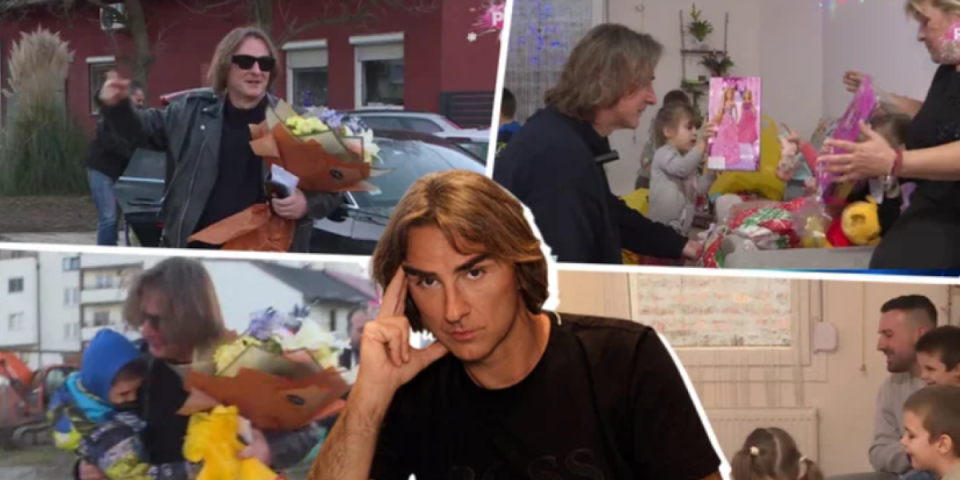 Nakon što je porodici Lukić izgradio kuću iz snova, Željko Mitrović doneo im novogodišnje poklone i pola miliona dinara!