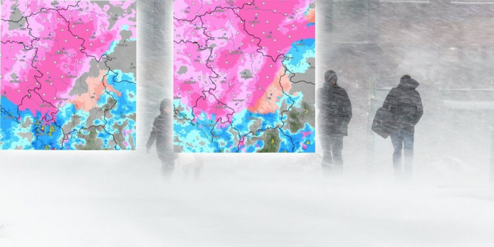 Haos tek sledi: Stiže 30 litara kiše i 20 centimetara snega - Za Božić nam preti opasnost (MAPE)