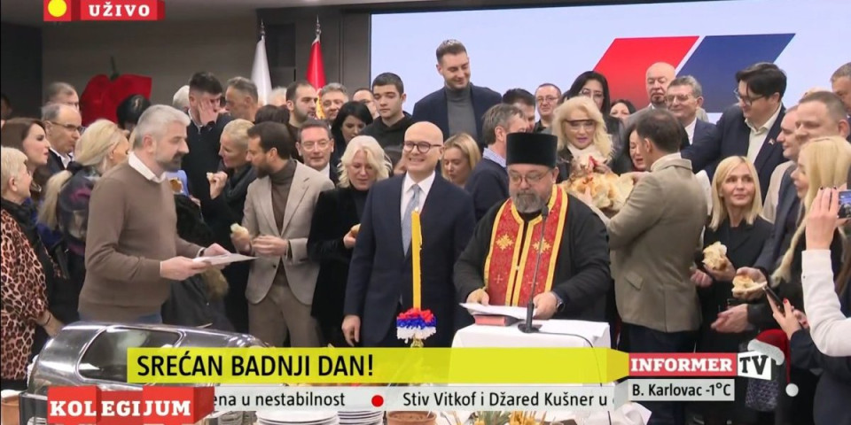 Velika svečanost u centrali SNS: Proslava Badnjeg dana i važna poruka Miloša Vučevića