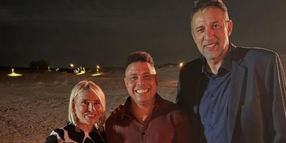 Kakva ekipa! Ana i Vlade Divac u društvu najvećih - Ronaldo nije jedini (FOTO)
