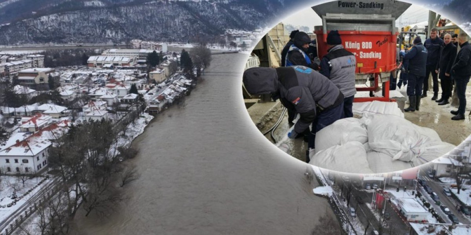 Najnovije slike sa nabujalog Lima: Kritično u tri prijepoljska naselja (VIDEO)