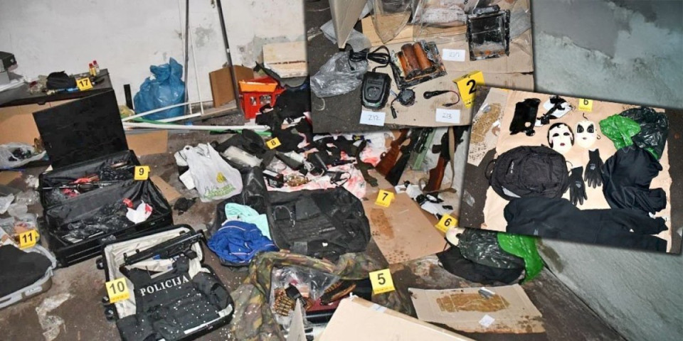 Sprečena još jedna brutalna likvidacija u Beogradu?! Garaža fitnes trenera bila "štek" čitavog arsenala (FOTO)