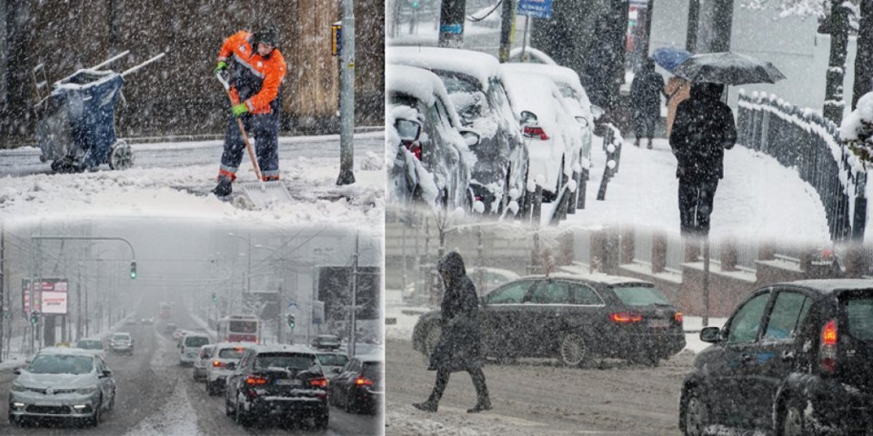 LEDARA U SRBIJI! Gradovi okovani snegom i ledom - Alarmantno kod Drine (FOTO)