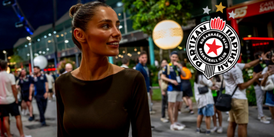(FOTO) Jedna od najlepših žena sveta gledala Partizan! Šok u hali, niko je nije očekivao