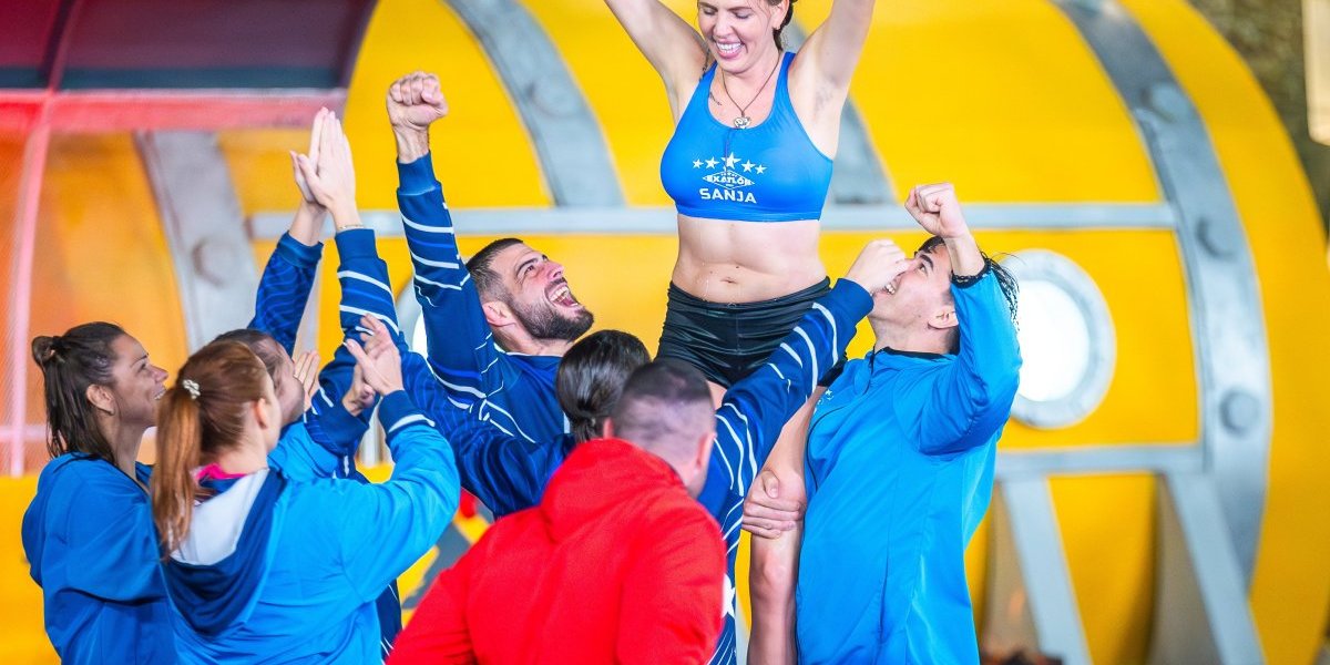 Sanja Kalinović sa Plavim timom