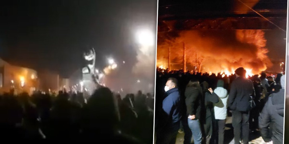 Gori Teheran! Zapaljene državne institucije, demonstranti načisto podivljali - Stravični sukobi (FOTO/VIDEO)