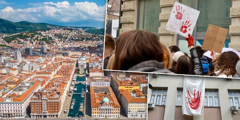 Ovaj video morate pogledati: Blokaderi kukaju da im je loše u Srbiji - a šta se ovo u 2025. godini desilo u Trstu?!
