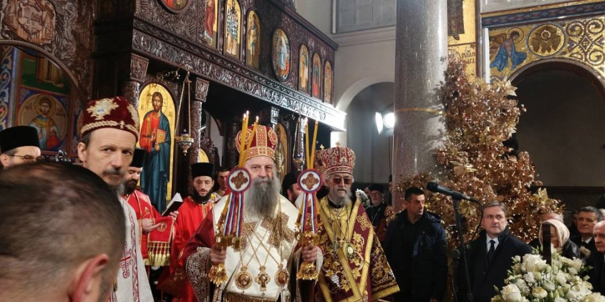 Njegova svetost patrijarh srpski Porfirije stigao je u Hram Hrista Spasitelja