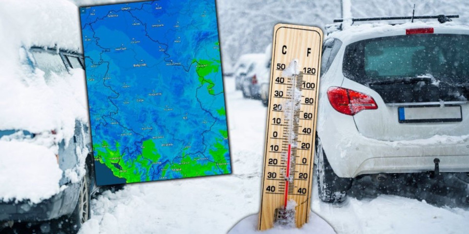 Smrzavanje do ovog datuma: Stiže najjači talas hladnoće - Ovi delovi Srbije na žestokom udaru (MAPE)