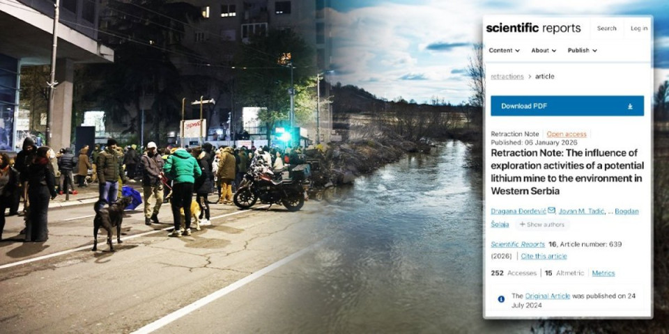 Dokaz crno na belo, blokaderi su prevaranti veka: Ugledni časopis povukao članak o litijumu iz Jadra - evo šta je u njemu pisalo