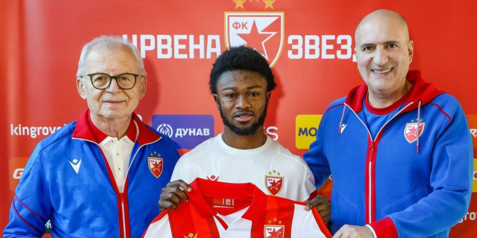 Zvezda predstavila Ovusua! Brz je kao munja, a broj na dresu... U znak sećanja na nju!