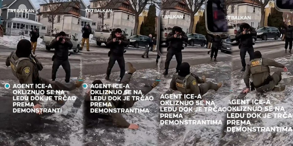 Pravo na patos: Američki agent se prosuo tokom intervencije - Snimak izazvao lavinu komentara na mrežama (VIDEO)