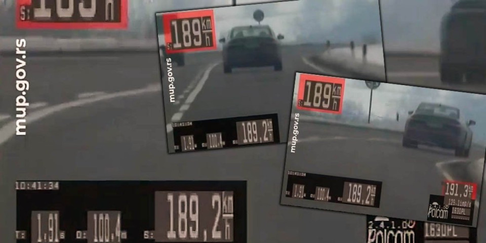 Divljao kao da je u GTA: Bahati vozač "audija" divljao 189 na sat kod Inđije (VIDEO)