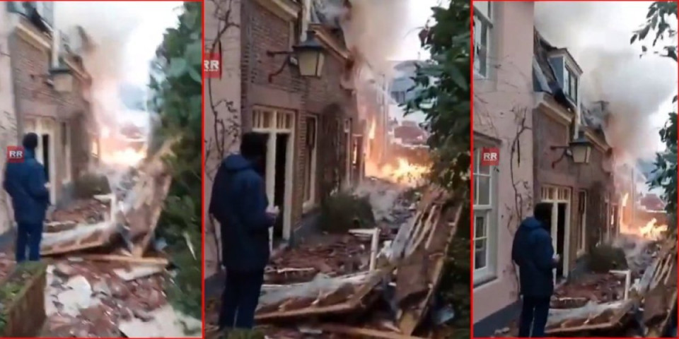 (VIDEO) Snažna eksplozija razorila Holandiju: Proglašeno vandredno stanje, traumatski tim hitno izašao na lice mesta!