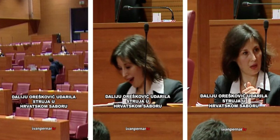 (VIDEO) Haos u parlamentu! Poslanicu udarila struja - vrisnula od bola i digla na noge celu salu, sednica hitno prekinuta