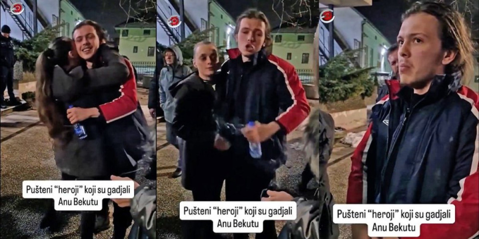 Skandalozan video: Pogledajte jednog od siledžija koji je napao Anu Bekutu - otkrio šta mu je rekao tužilac
