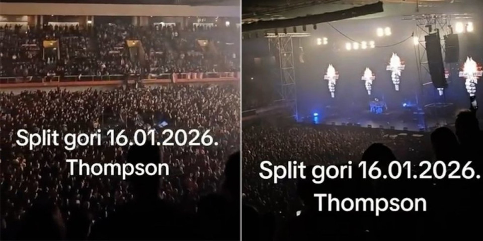 "Ajmo ustaše" se ori na koncertu Tompsona: Da li su ovo evropske vrednosti - šta će Picula da kaže sad? (VIDEO)