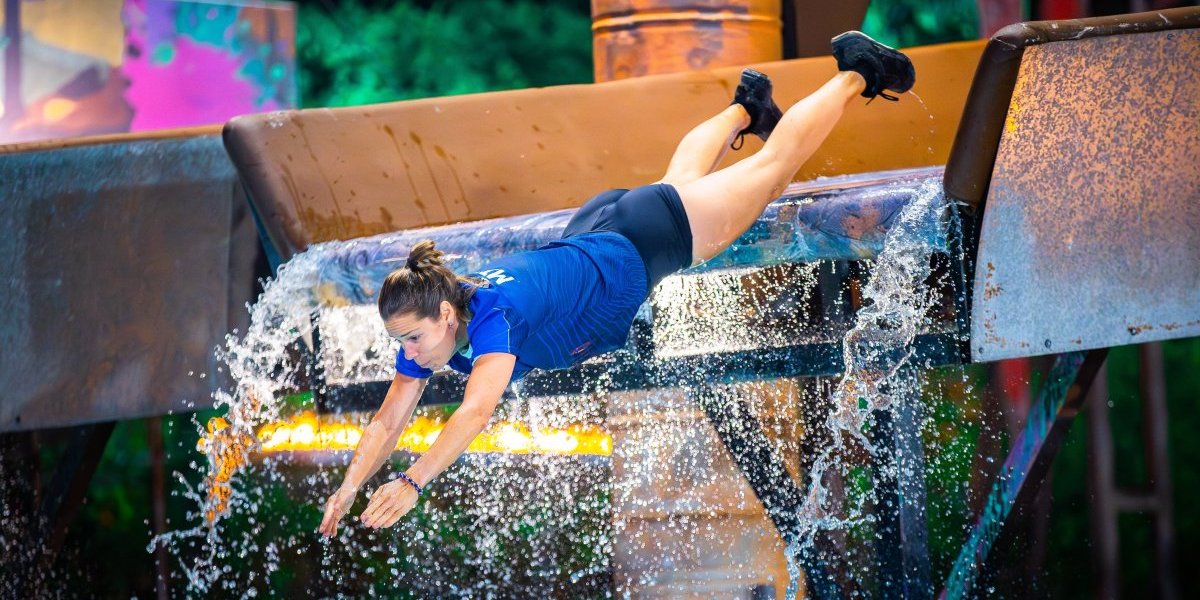 Milica Ohman na poligonu