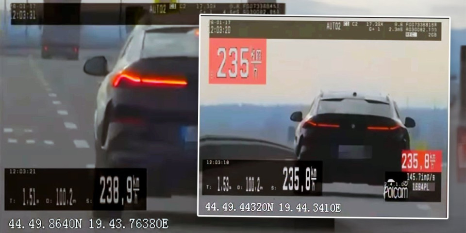 Nemac umislio da je Šumaher, pa divljao po srpskim putevima: Nećete verovati kojom brzinom je vozio (VIDEO)