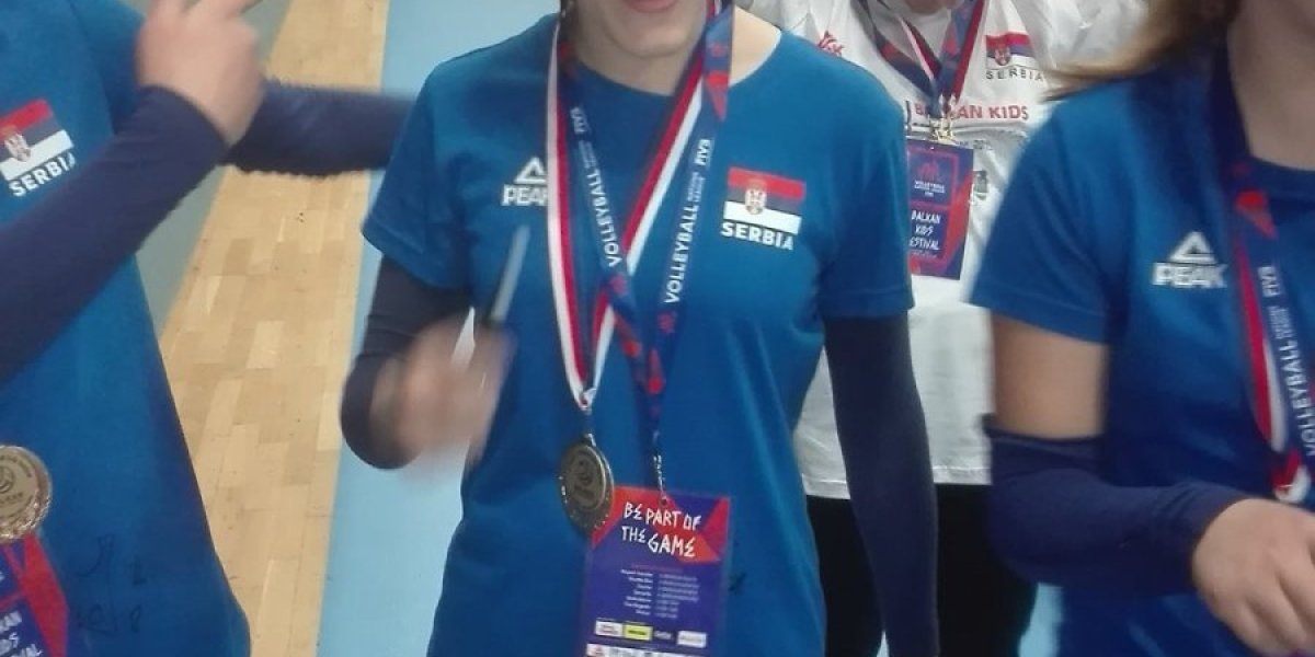 Milica Balać kao devojčica