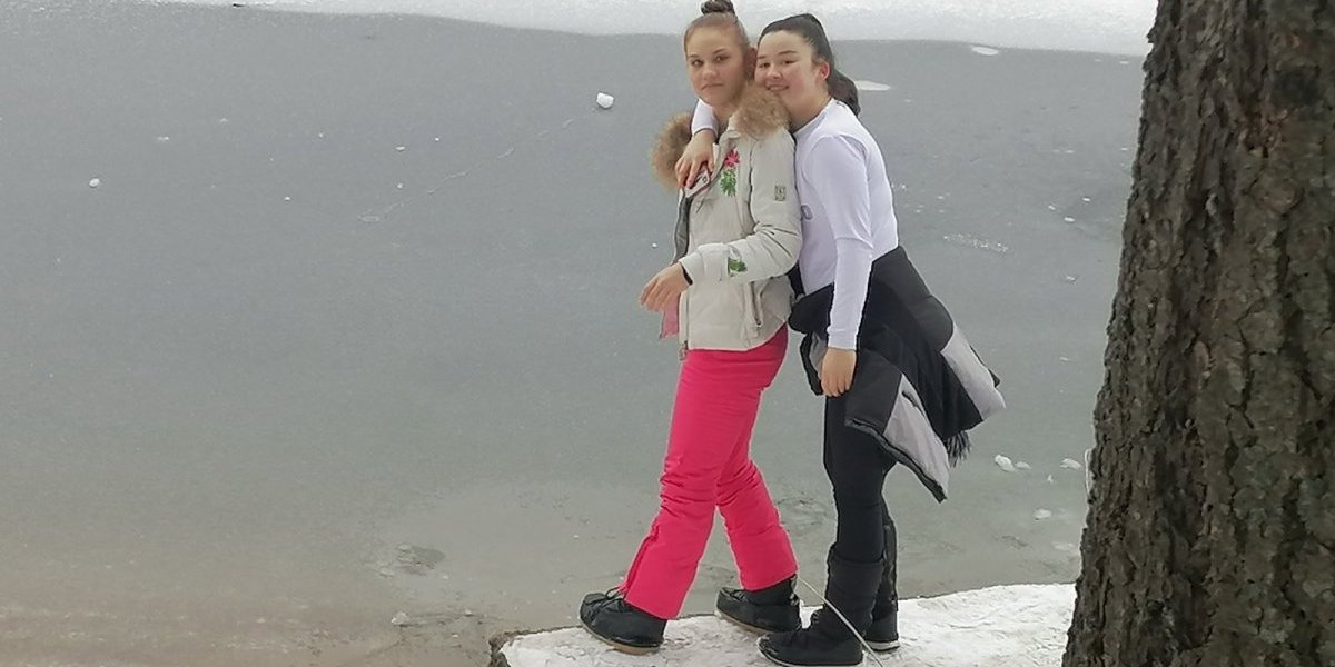 Milica Balać kao devojčica