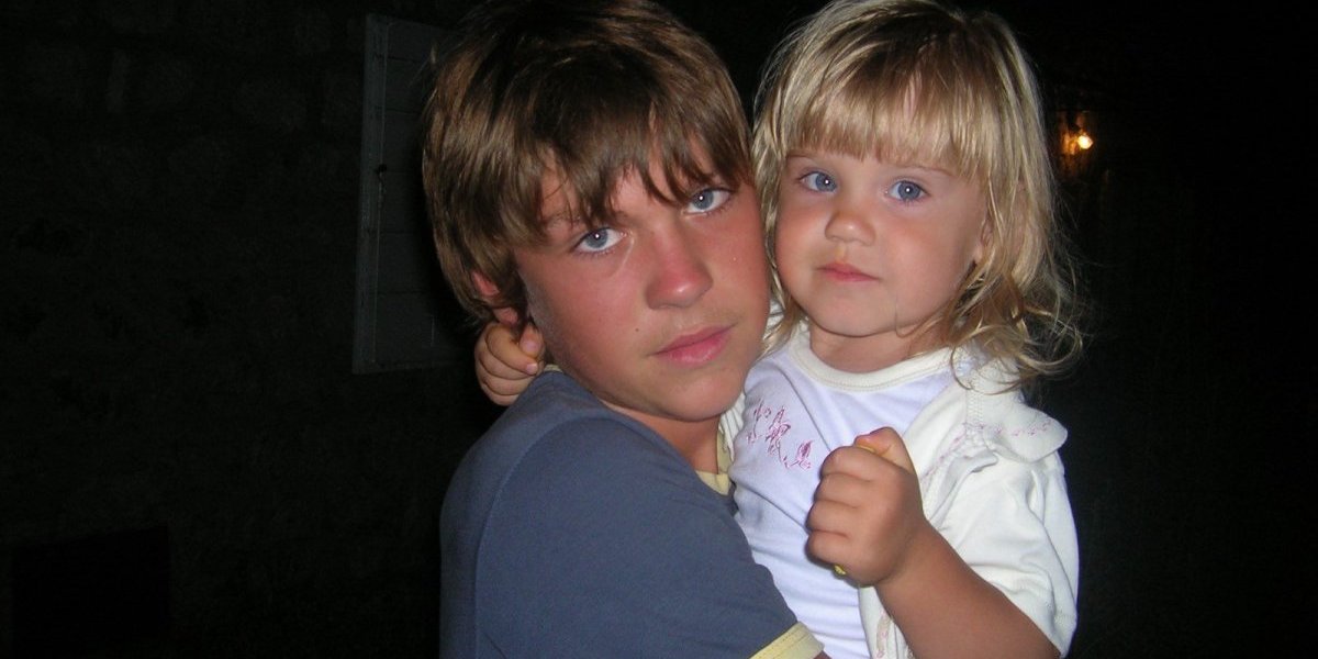 Milica Balać kao devojčica