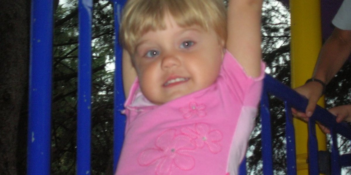 Milica Balać kao devojčica