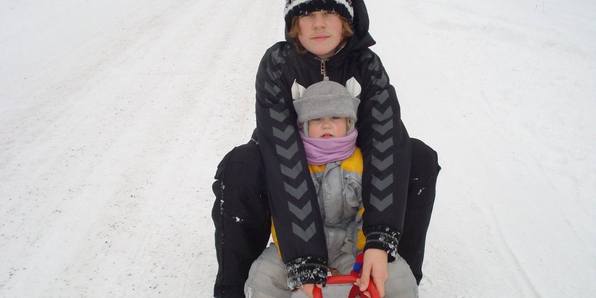 Milica Balać kao devojčica