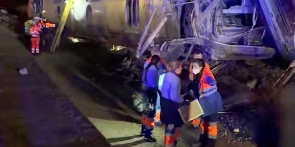 Iskakanje voza u Španiji