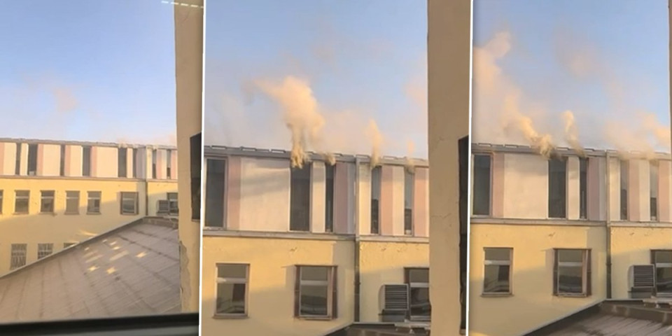 Požar u Specijalnom sudu u Beogradu! (VIDEO)