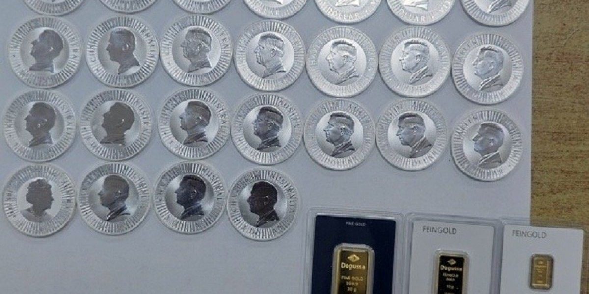 Zaplena zlata i srebra na granici