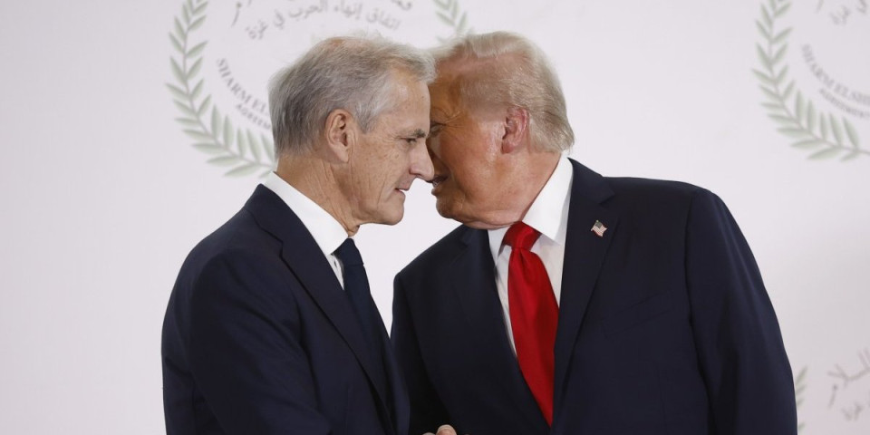 "Čoveče, ne delim ja Nobela" Premijer Norveške otkrio kakve je muke imao sa Trampom: Uzalud sam mu objašnjavao