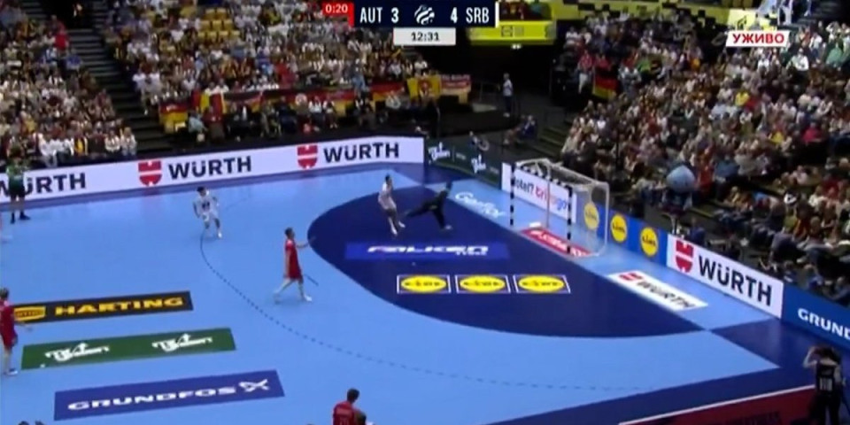 Neviđen gol na Evropskom prvenstvu! Rukometaši Srbije su ovako zatresli mrežu Austrijanaca! (VIDEO)