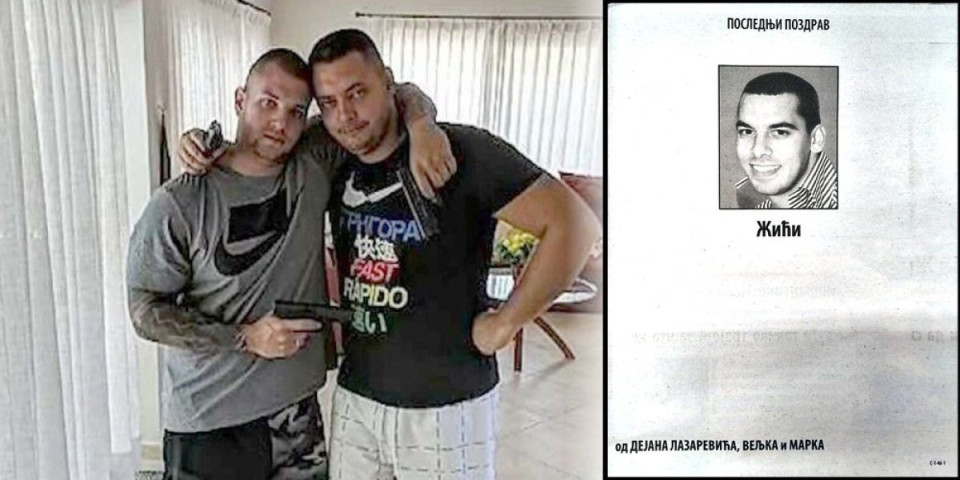 "Poslednji pozdrav od Veljka i Marka": Belivuk i Miljković se oprostili od Bakića